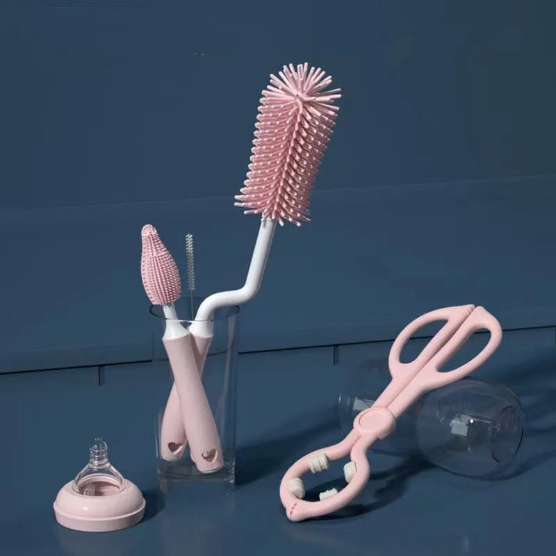 Baby Bottle Silicone Cleaning Brush