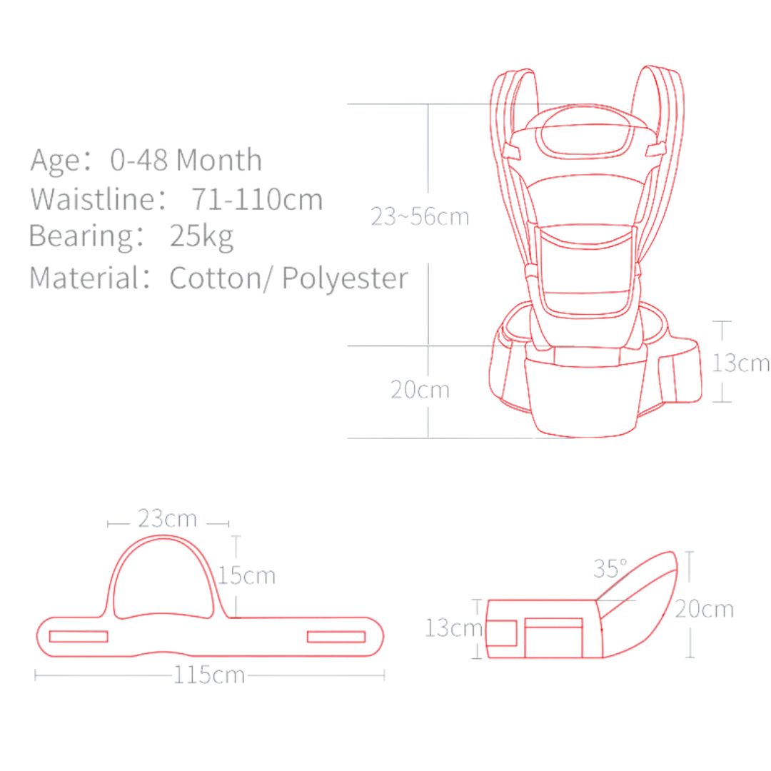 Baby Carrier Waist Stool