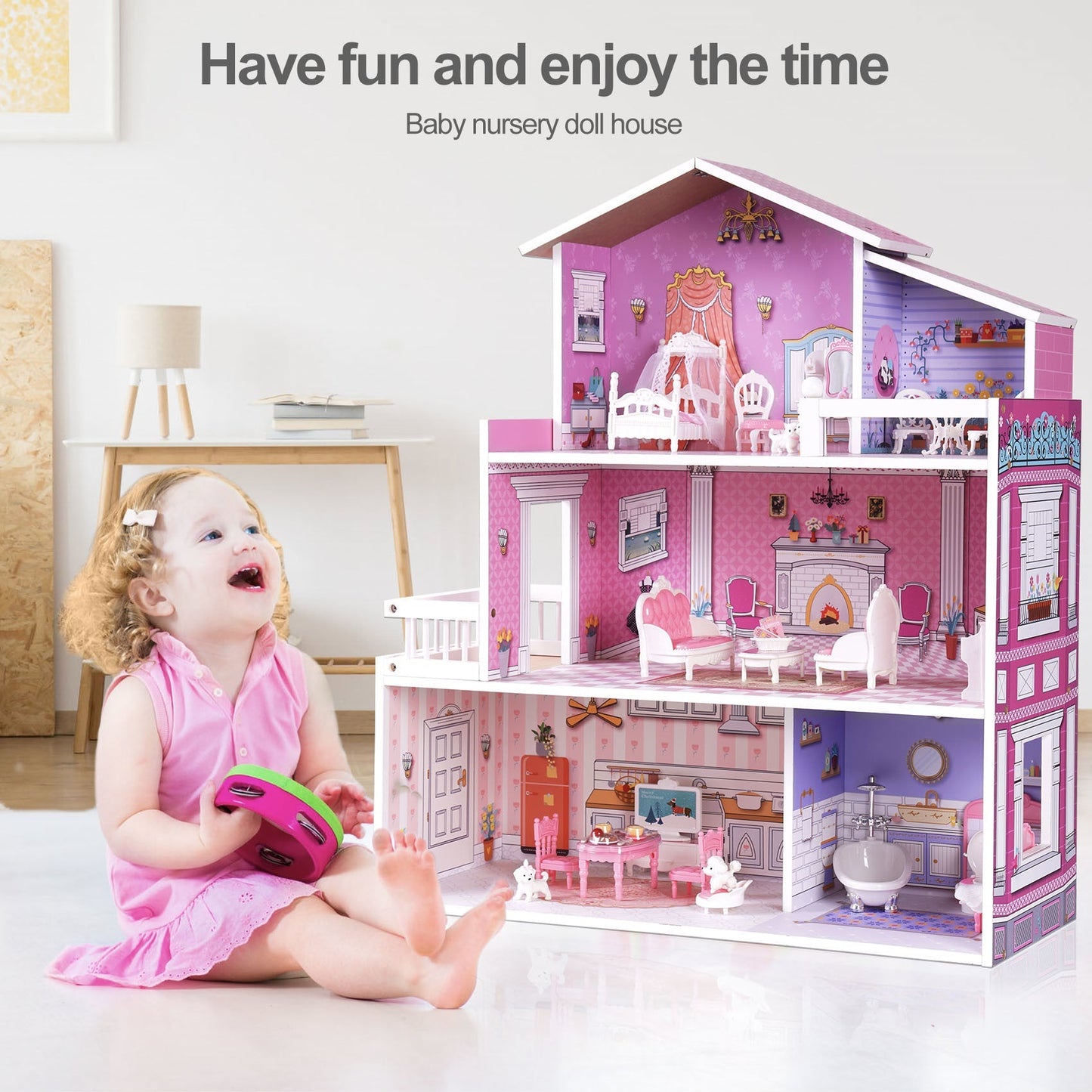 Colorful Dollhouse – For imaginative play
