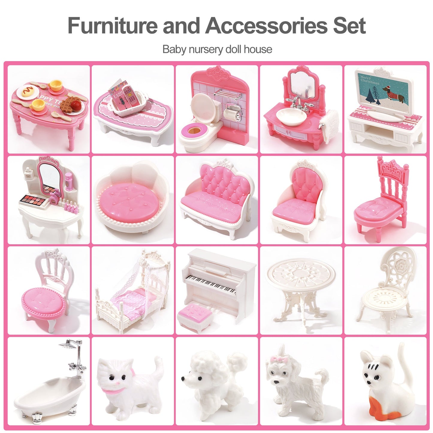 Colorful Dollhouse – For imaginative play
