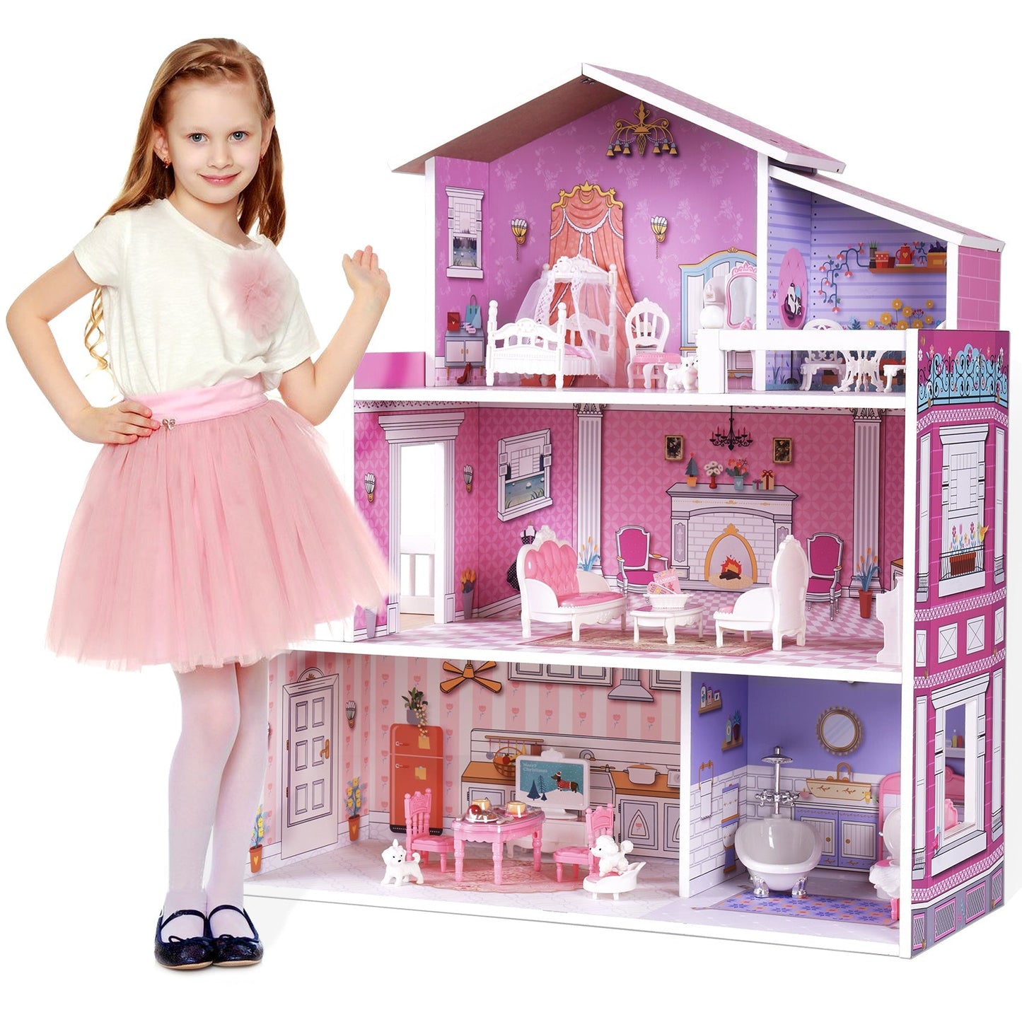Colorful Dollhouse – For imaginative play