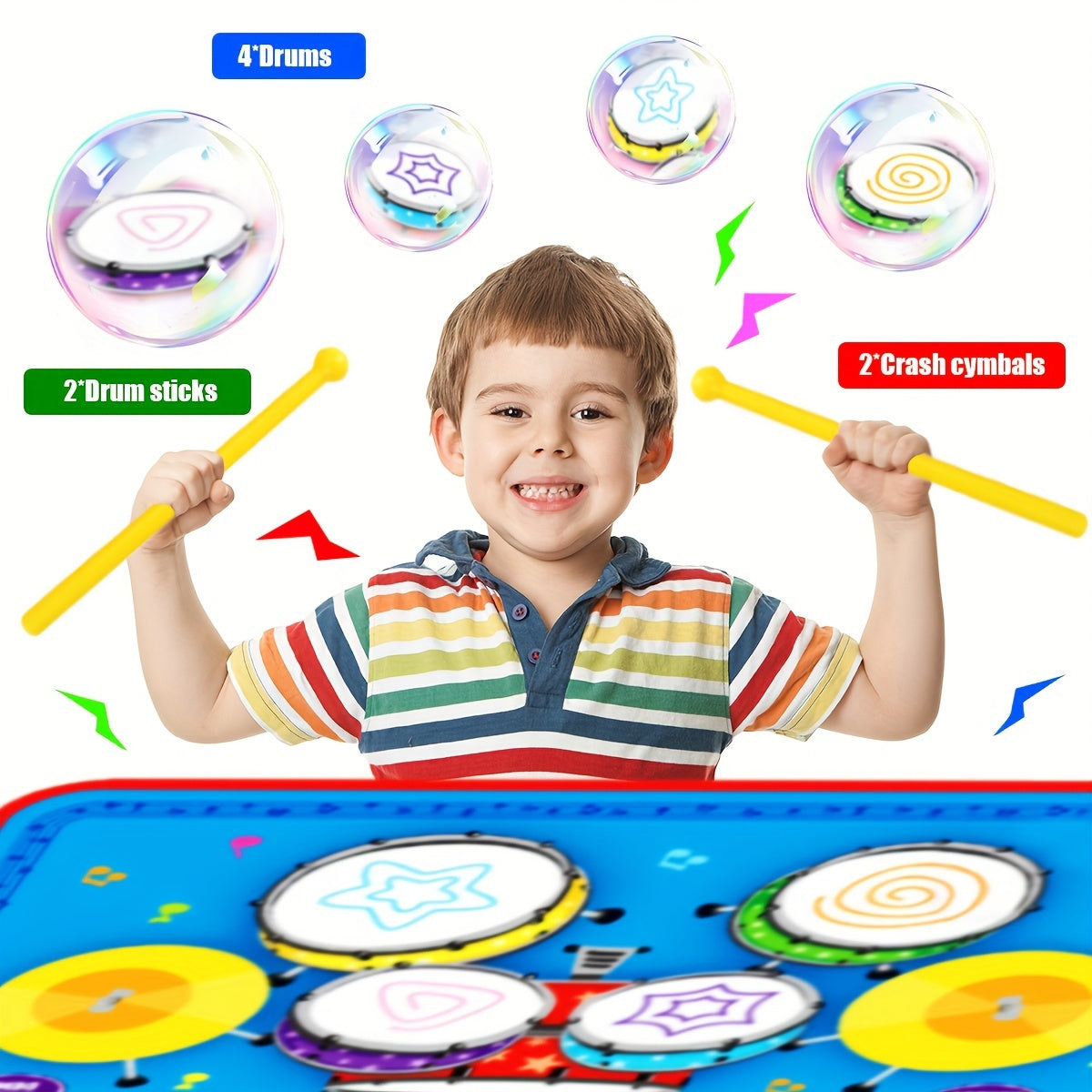 Colorful Music Play Mat - For Creative Music Experience