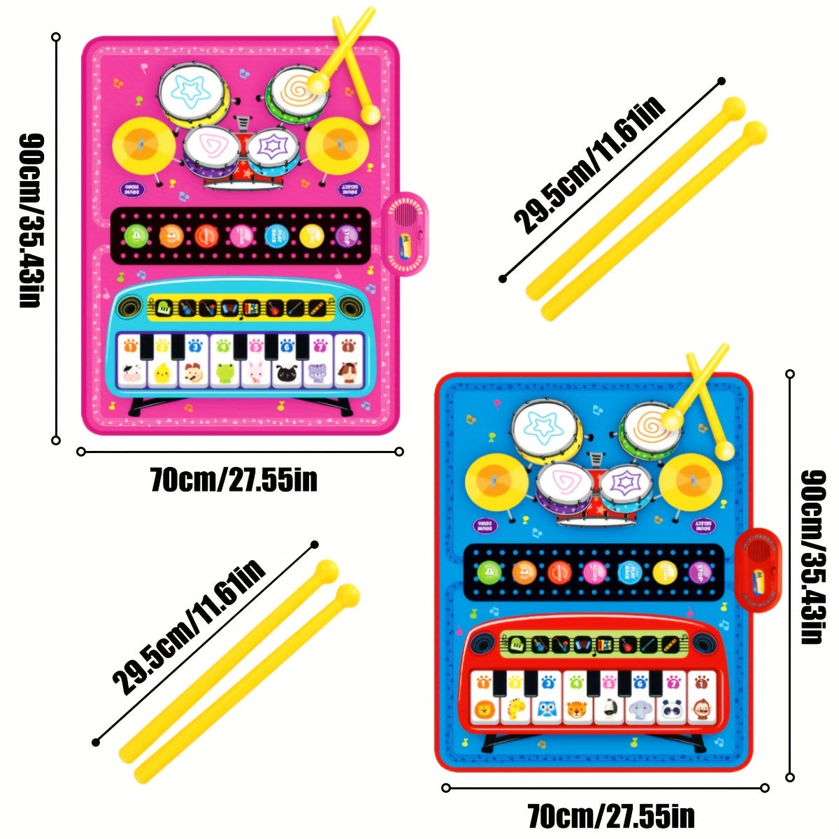 Colorful Music Play Mat - For Creative Music Experience