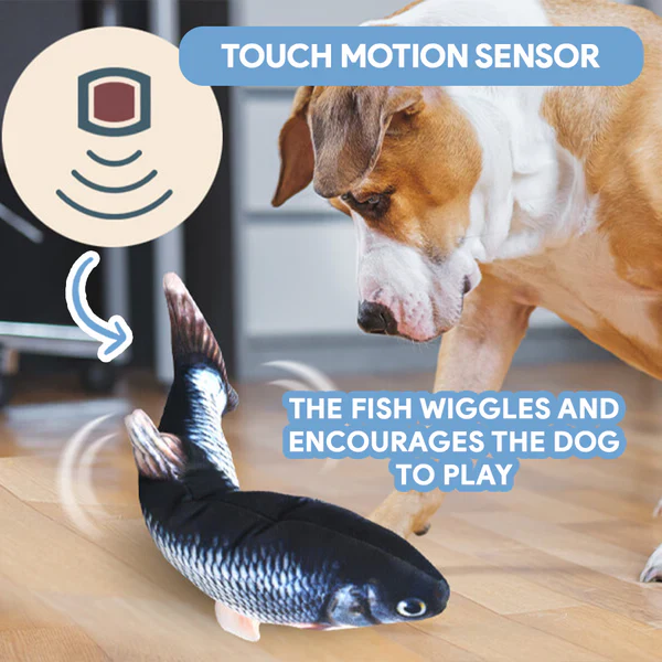 DancingFish Floppy Fish Dog Toy