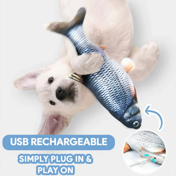 DancingFish Floppy Fish Dog Toy