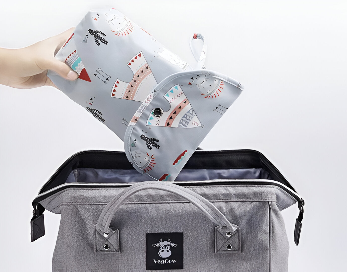 Diaper comfort carrier bag