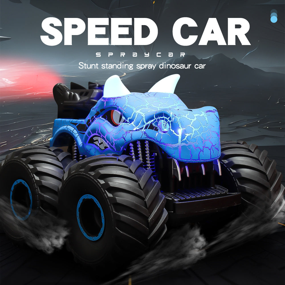 DinoBlaze Stunt Car - Spectacular RC Monster Truck with Smoke & Light