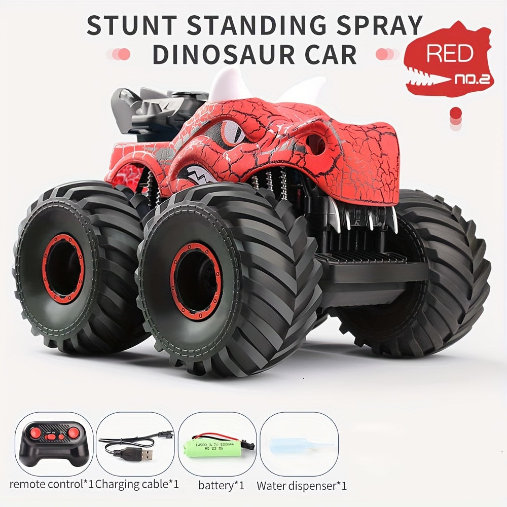 DinoBlaze Stunt Car - Spectacular RC Monster Truck with Smoke & Light