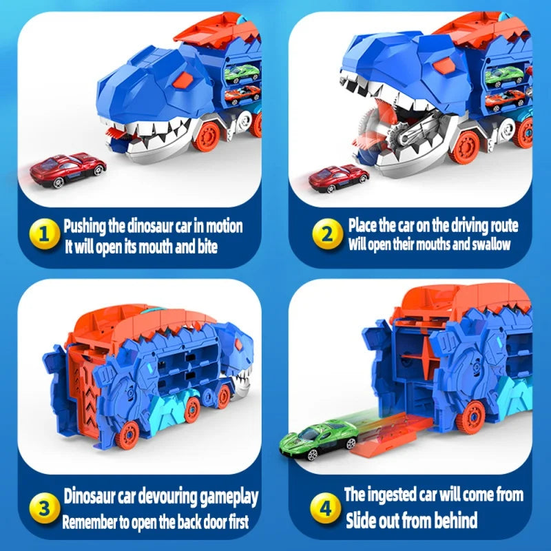 DinoRacer Playset - Transforming Dinosaur Racing Adventure