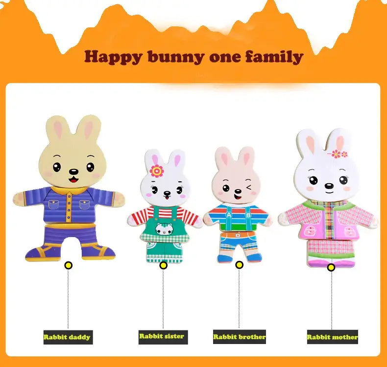 Educational animal puzzle set β For creative and educational dressing