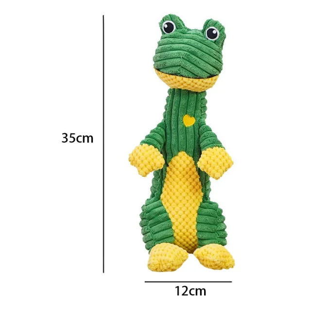Indestructible Dog Chew Toys for Aggressive Chewers | Durable Plush Squeak Toys
