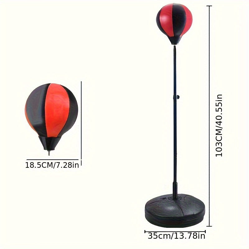 Junior Punching Bag - Adjustable Punching Bag with Gloves for Children