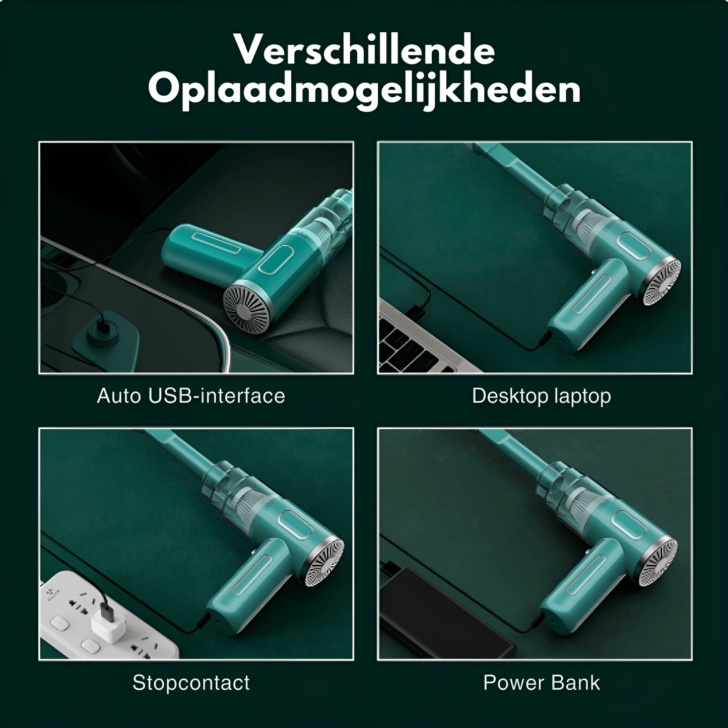 PowerCleaner - Cordless Car Vacuum Cleaner