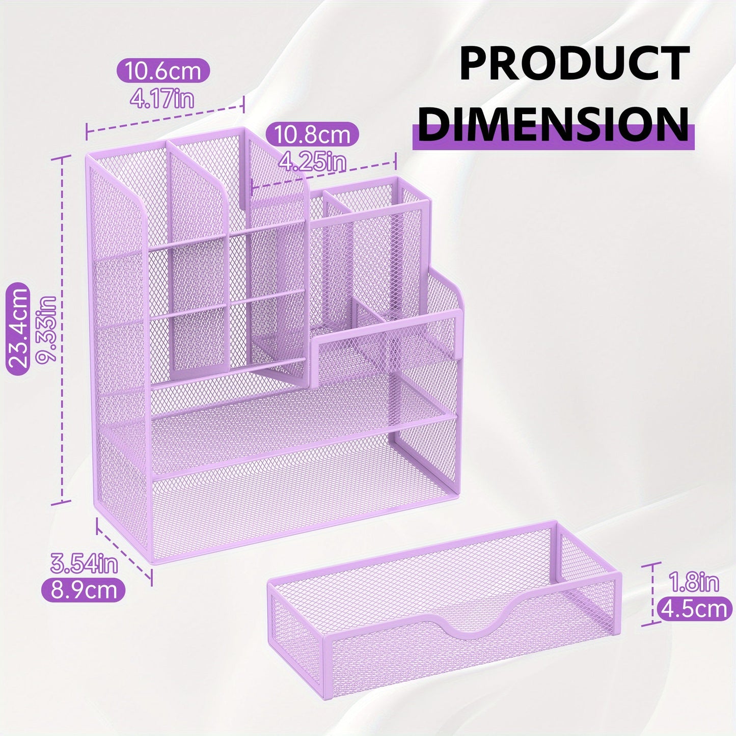 Smart Organization Desk Rack - Multifunctional Storage Space for Your Office Supplies