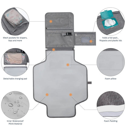 3 in 1 Foldable Changing Pad