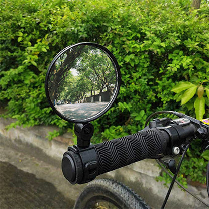 360° SafeRide Bicycle Mirror - Full Rear View for Safe Cycling