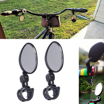 360° SafeRide Bicycle Mirror - Full Rear View for Safe Cycling