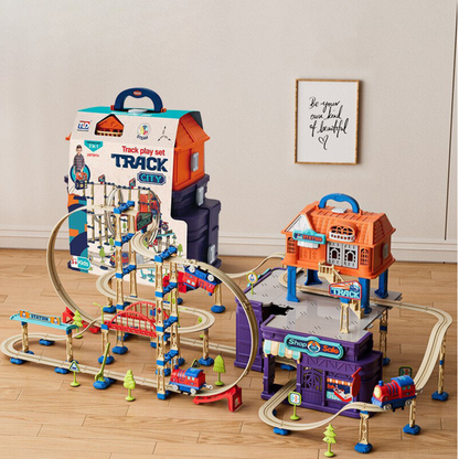 Adventure Train Track Playset – Endless Building Fun for Children