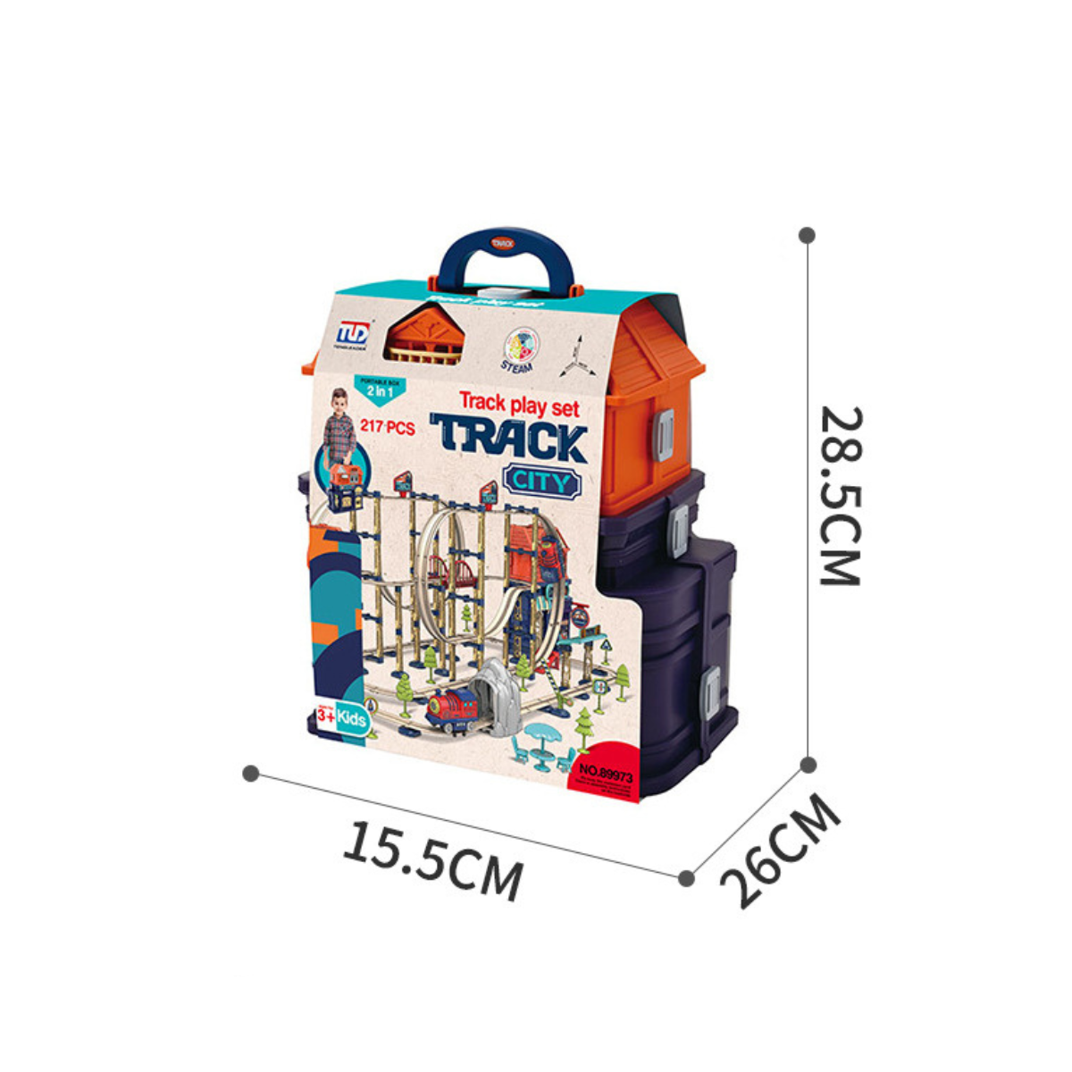 Adventure Train Track Playset – Endless Building Fun for Children