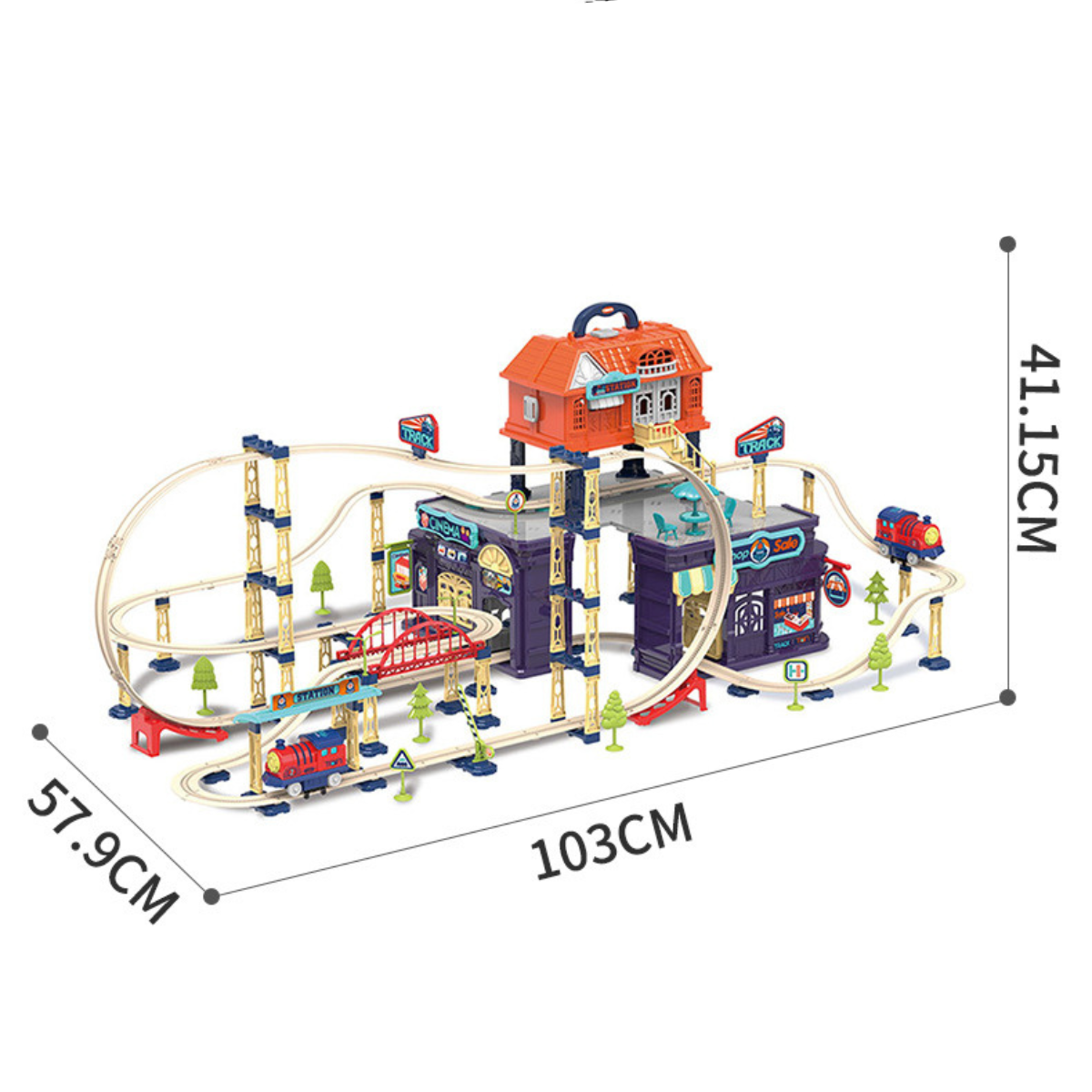 Adventure Train Track Playset – Endless Building Fun for Children