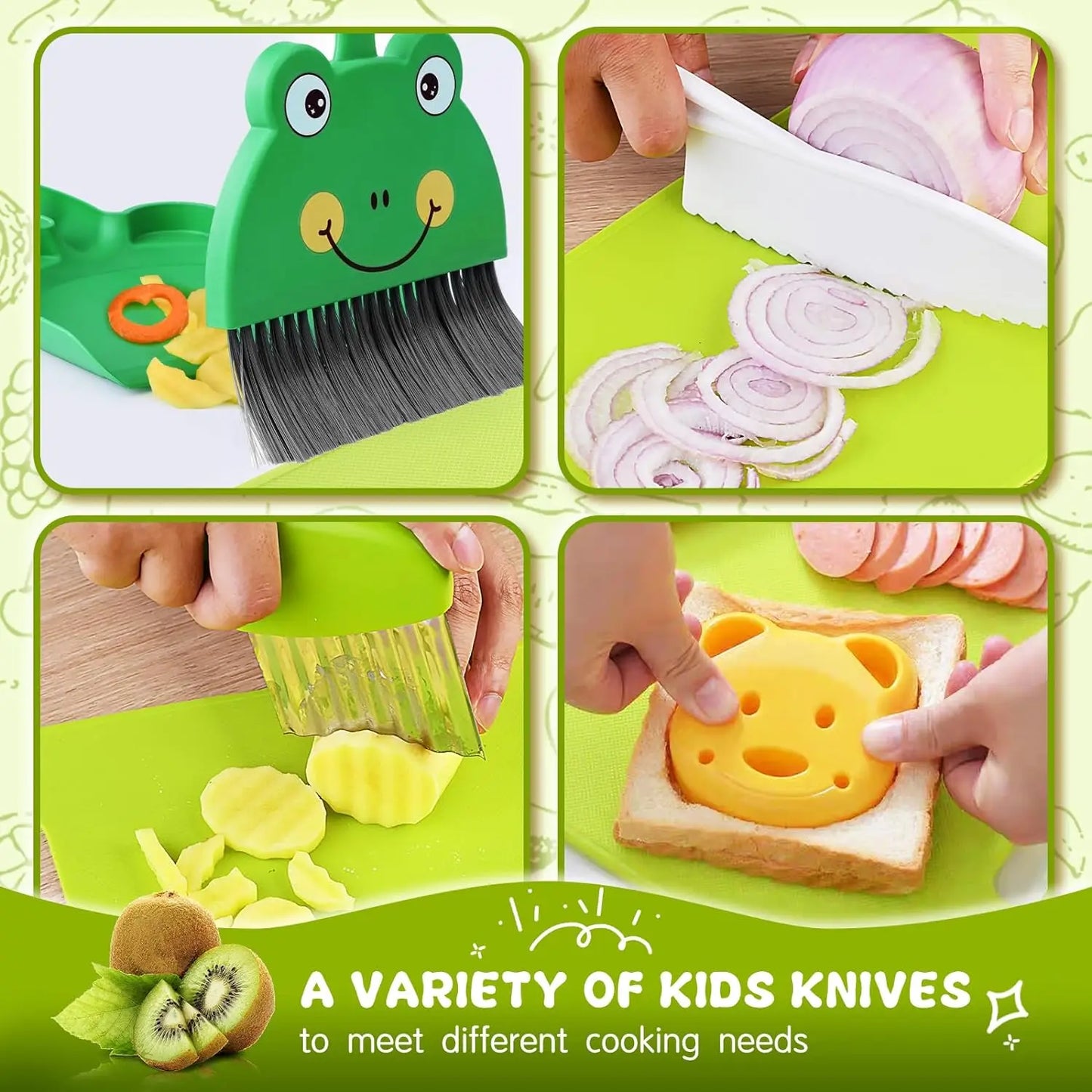 Cheerful Children's Kitchen Set - Creative Cooking for Young Chefs