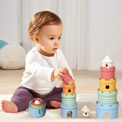 Colorful Creation Stacking Tower – For Endless Building Fun