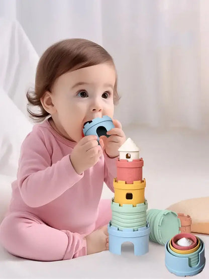 Colorful Creation Stacking Tower – For Endless Building Fun