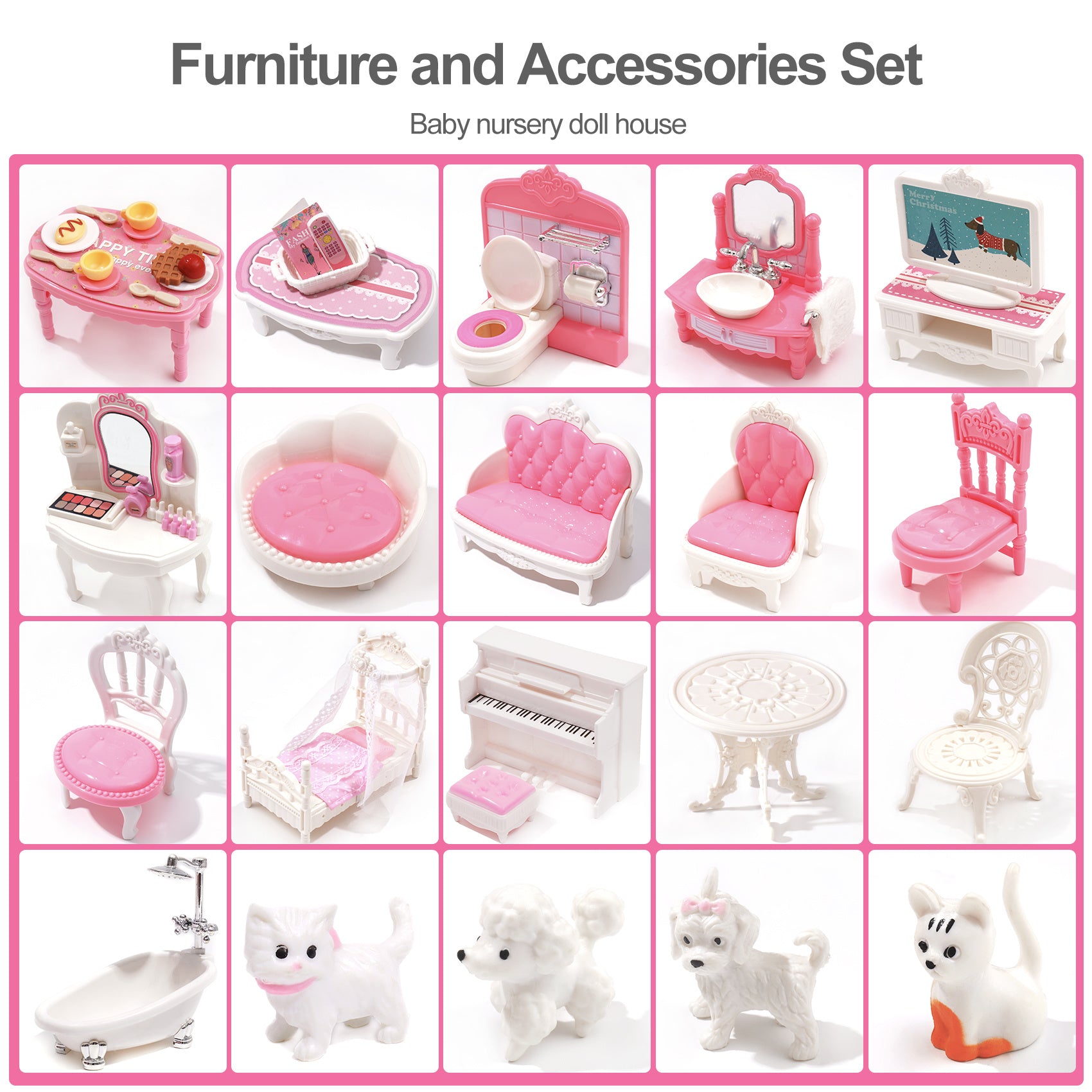 Colorful Dollhouse – For imaginative play