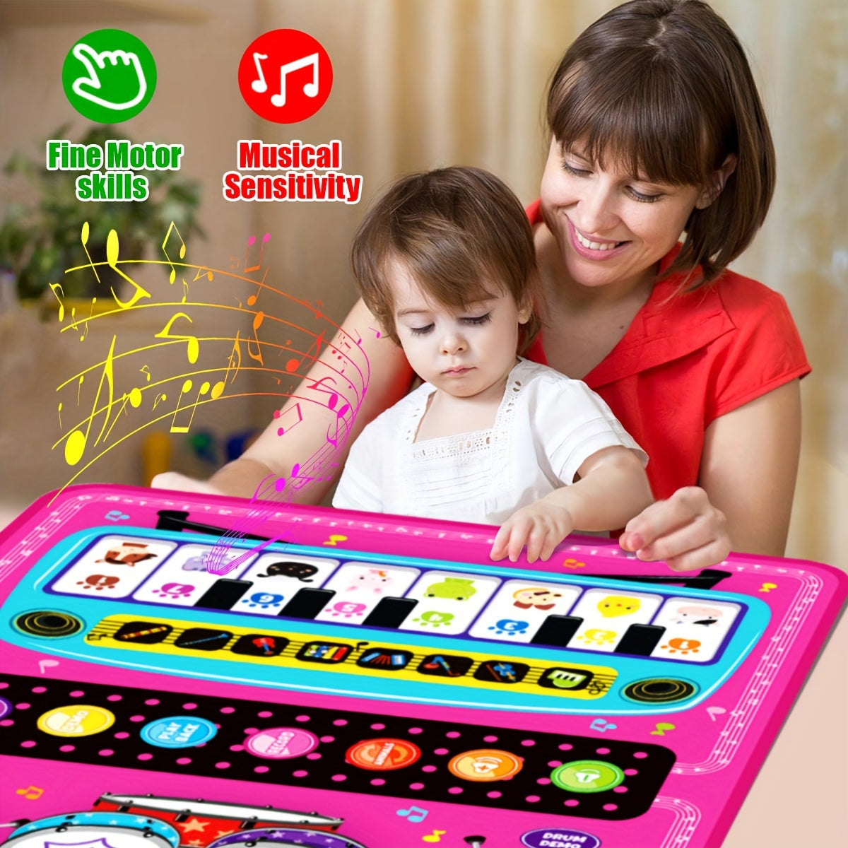 Colorful Music Play Mat - For Creative Music Experience