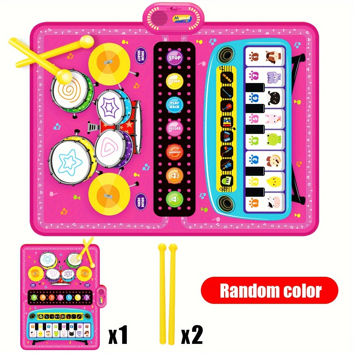 Colorful Music Play Mat - For Creative Music Experience