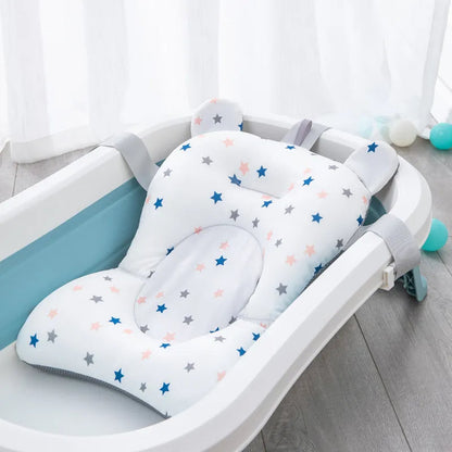 Compact baby bath pillow