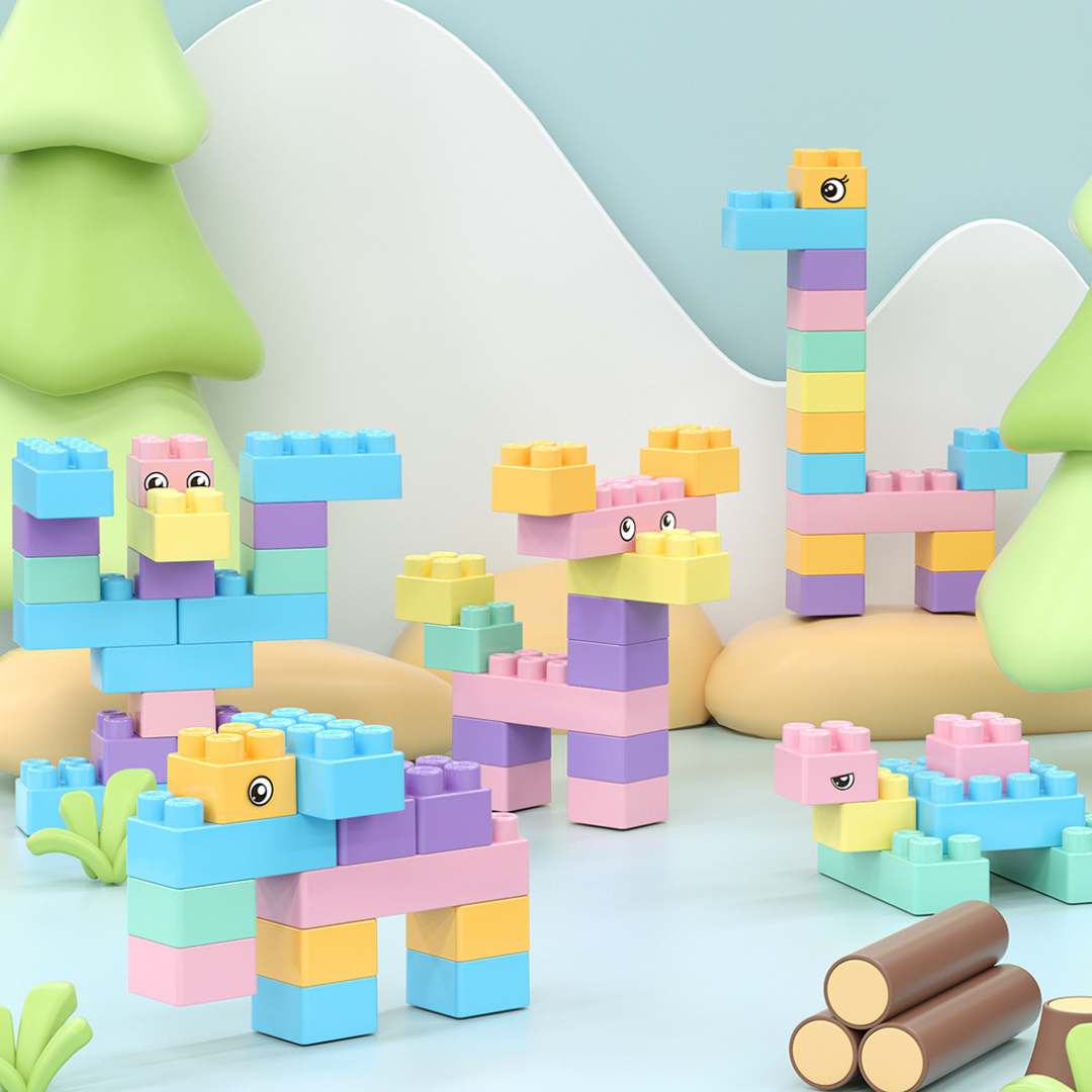 Creative Building Table Set – 500-piece Building Blocks Playing Table