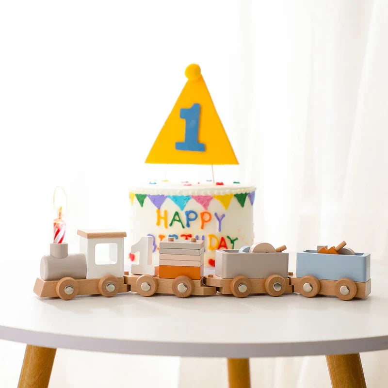 Creative Wooden Train – For educational fun