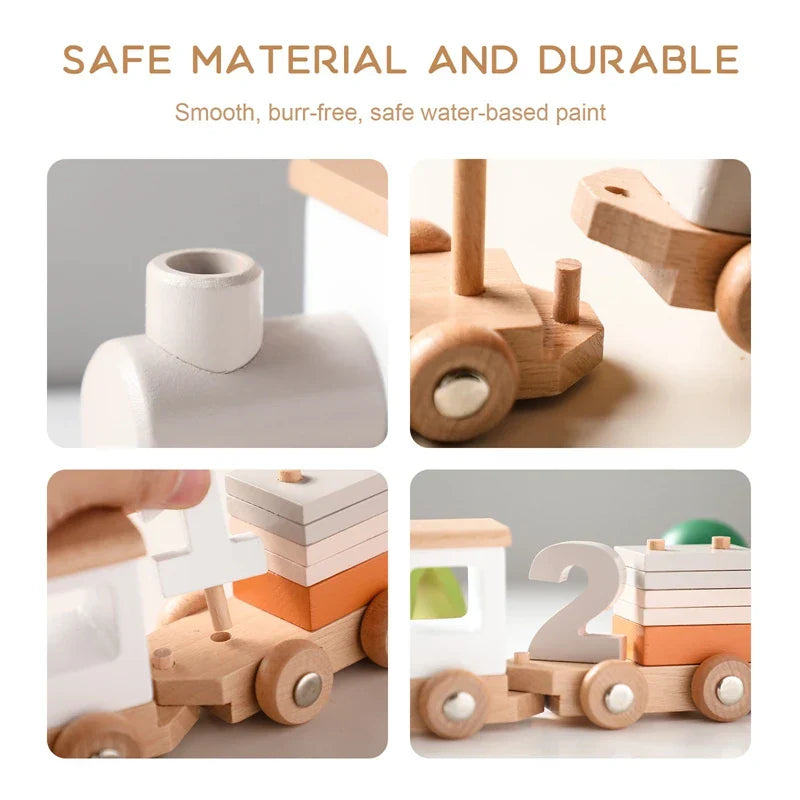 Creative Wooden Train – For educational fun