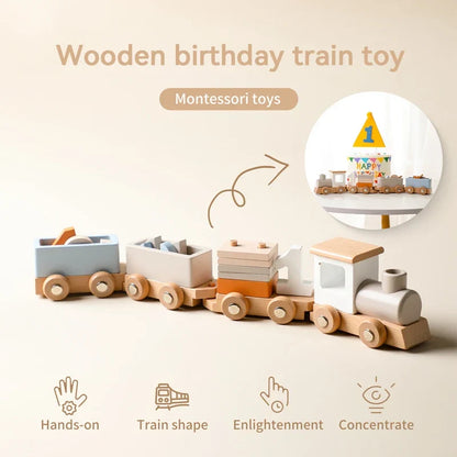 Creative Wooden Train – For educational fun