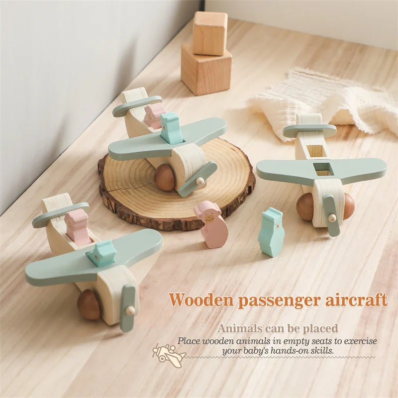 Creative wooden airplane toys – For hours of fun