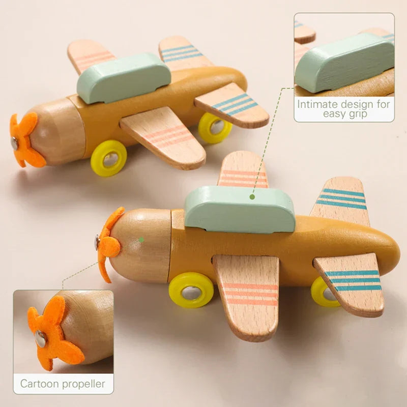 Creative wooden airplane toys – For hours of fun