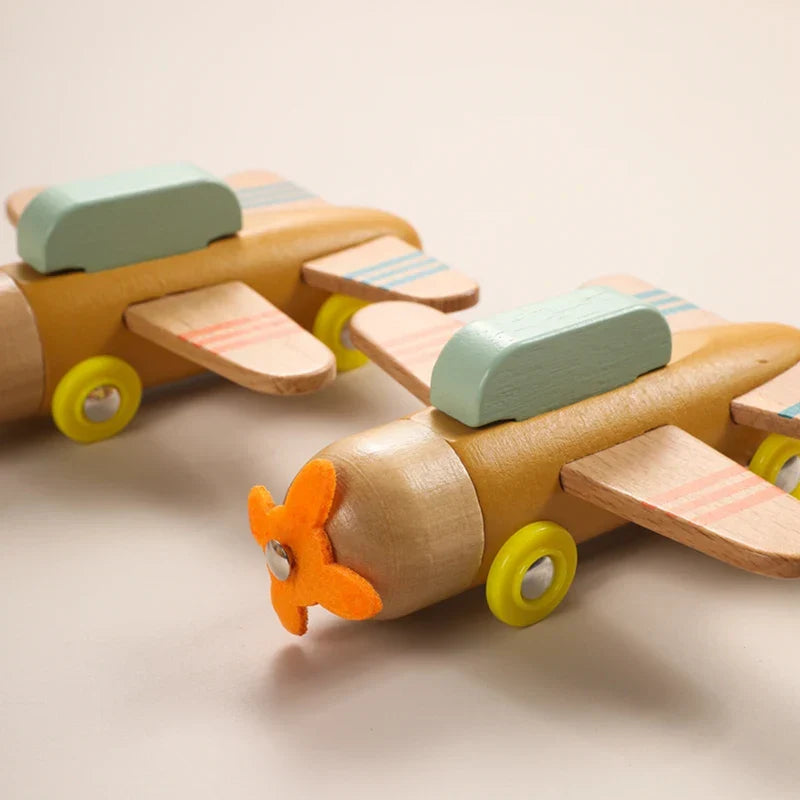 Creative wooden airplane toys – For hours of fun