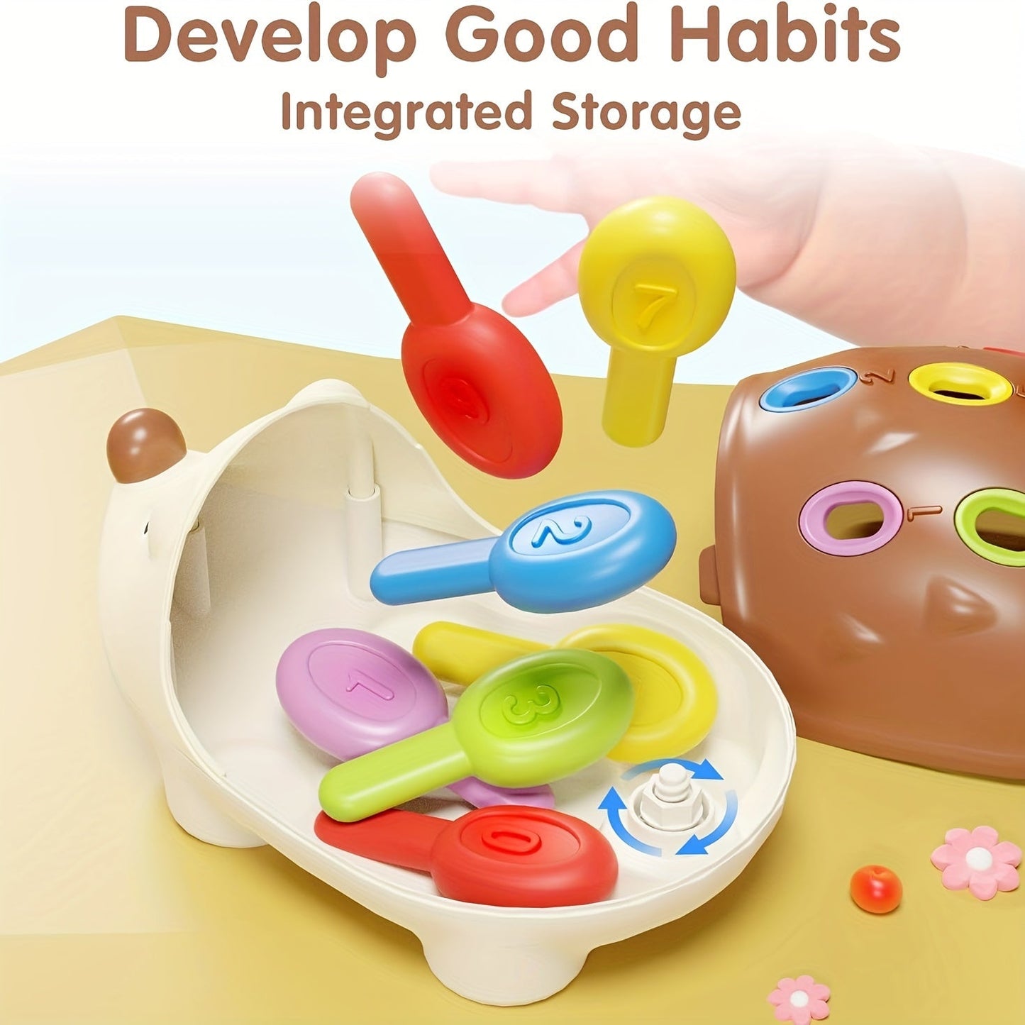 Cute Hedgehog Educational Toy - Learn and Play
