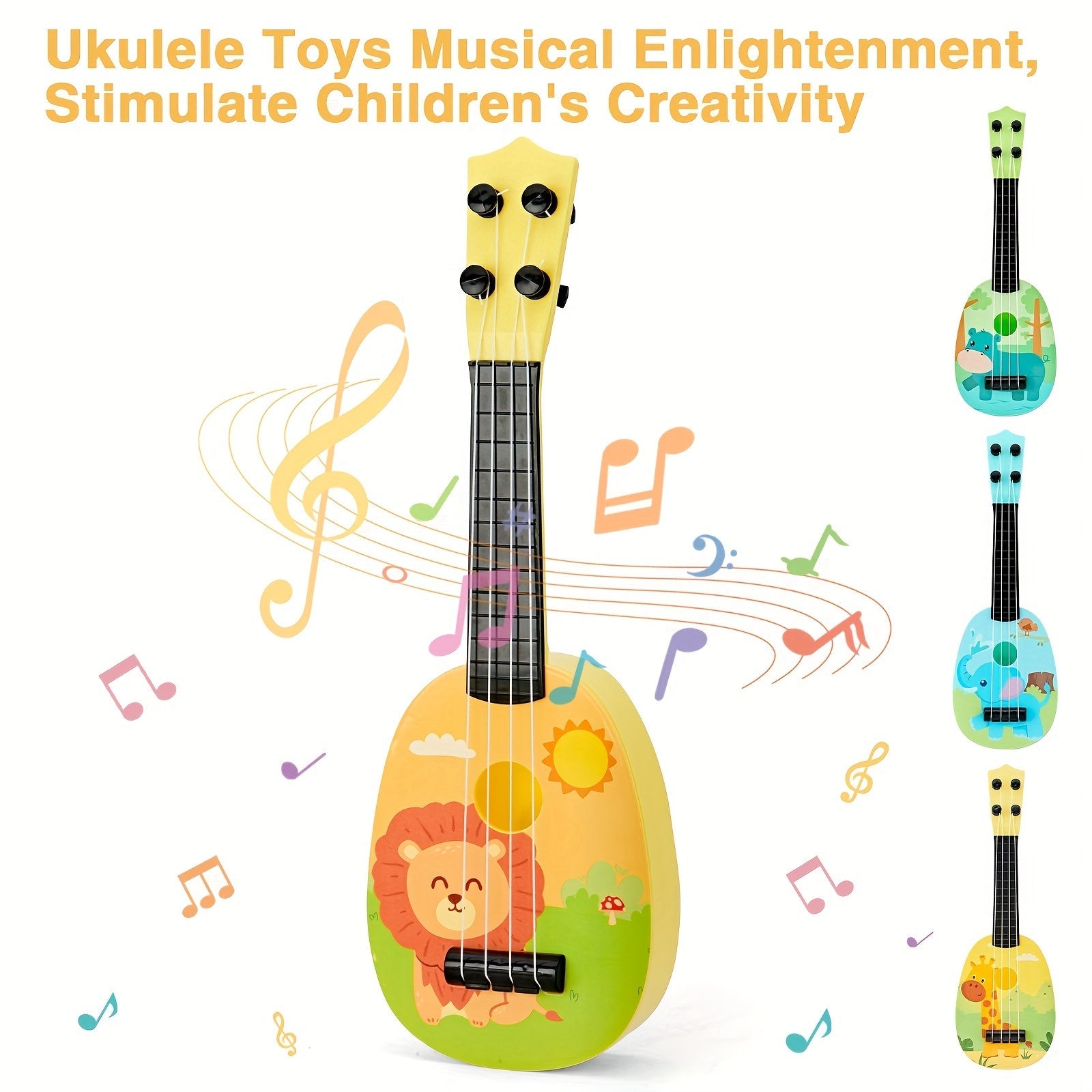 Cute Ukulele for Kids – Happy and Colorful Music Game for Beginners