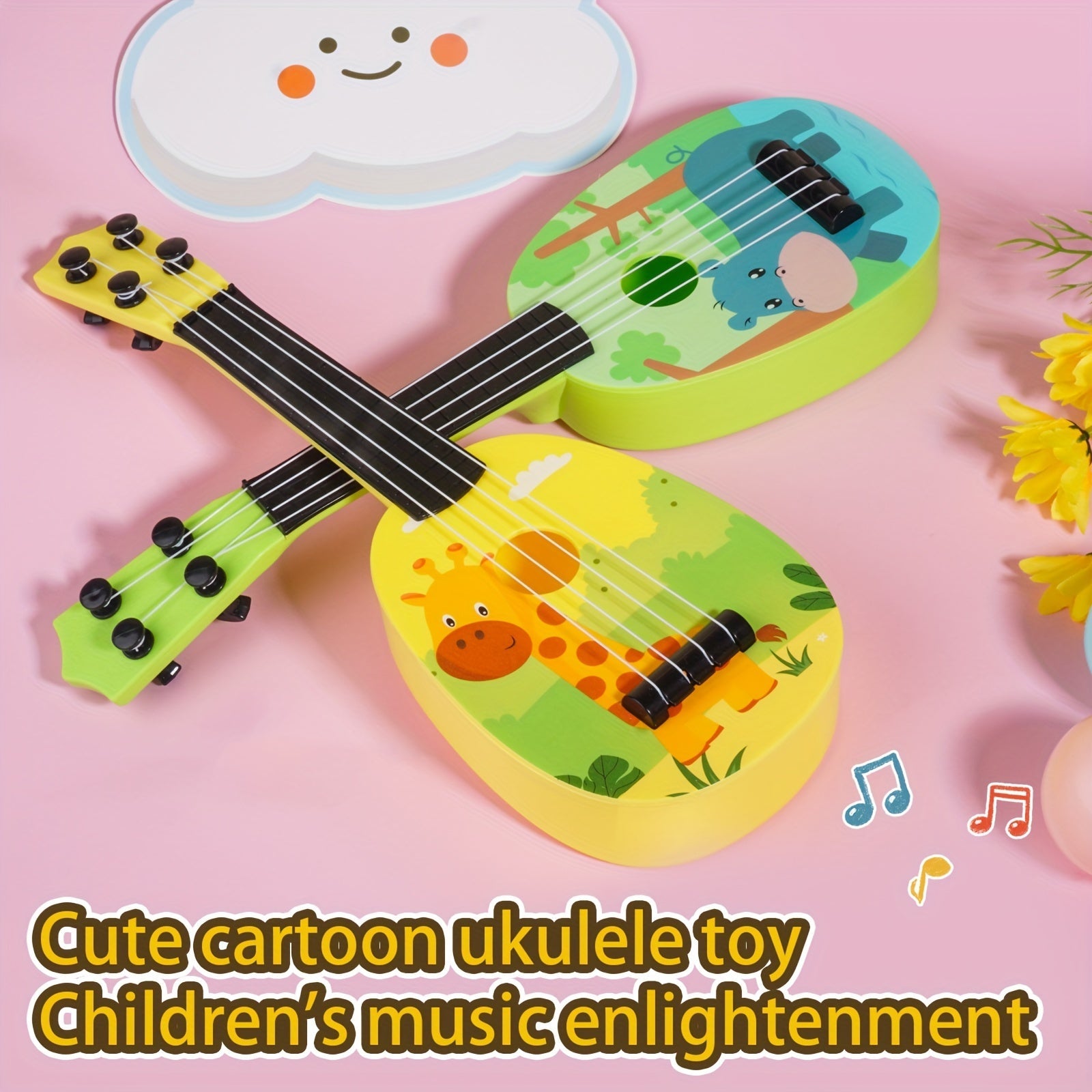 Cute Ukulele for Kids – Happy and Colorful Music Game for Beginners