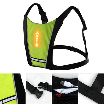 CycleBright Vest - Safe and Visible Cycling with Turn Signals