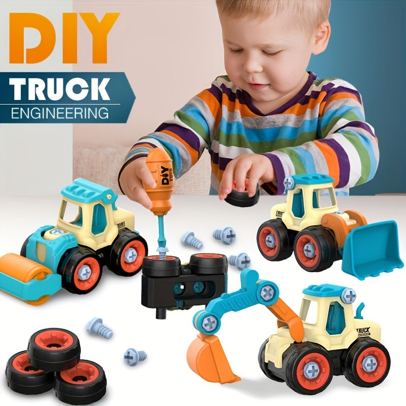 DIY Truck Construction Set - Creative Toys for Children