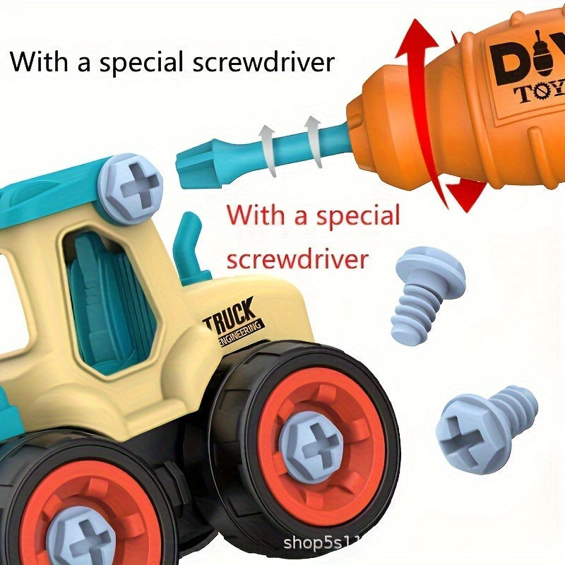 DIY Truck Construction Set - Creative Toys for Children