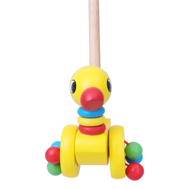 Dino Pusher Toy Car for Babies - Educational Wooden Toy for Little Ones