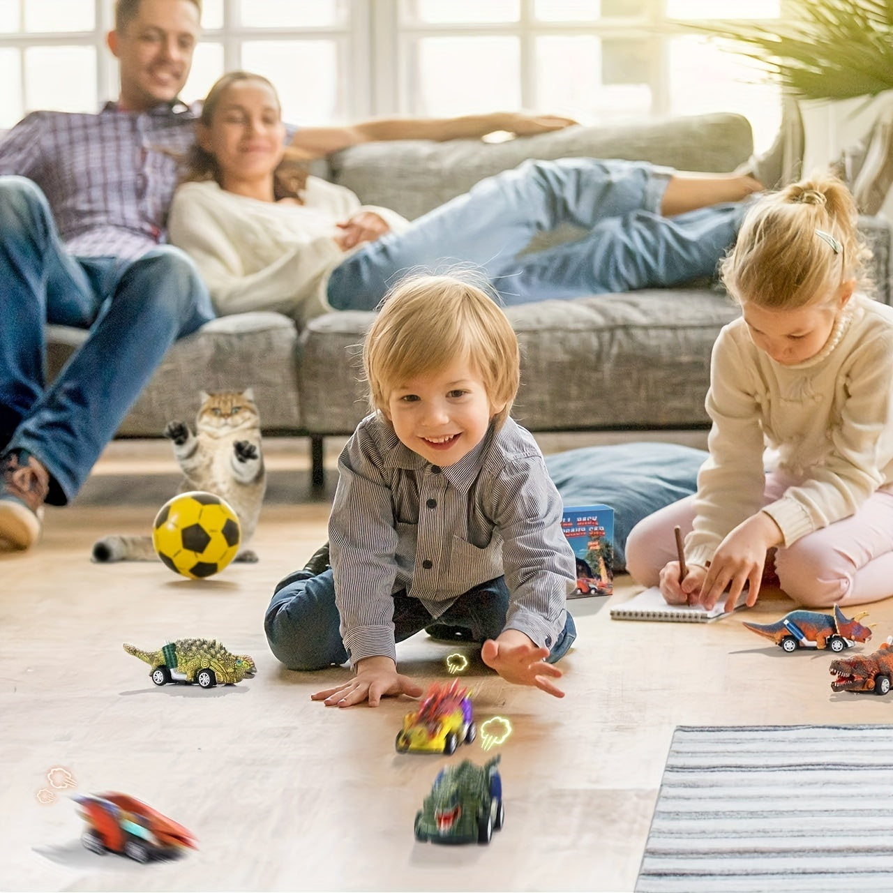 Dino Racer Playset - Fun Dino Vehicles for Adventurous Kids