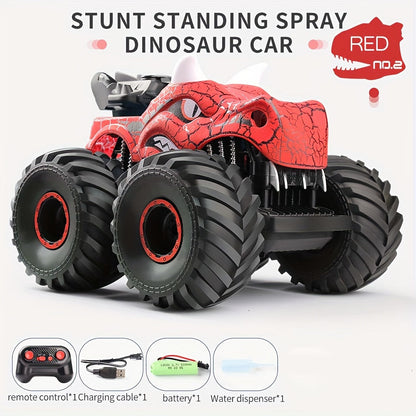 DinoBlaze Stunt Car - Spectacular RC Monster Truck with Smoke & Light