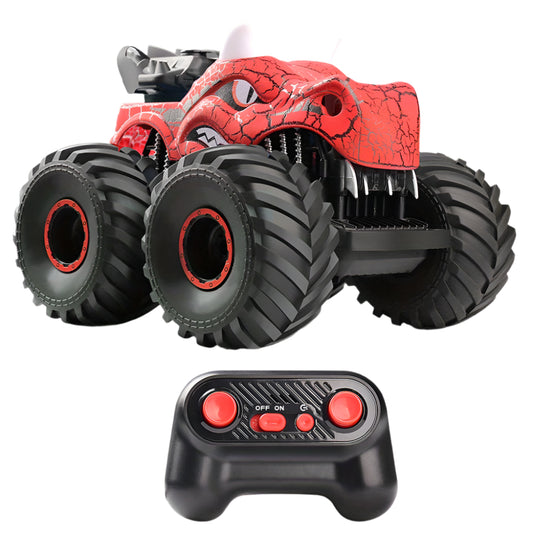 DinoBlaze Stunt Car - Spectacular RC Monster Truck with Smoke & Light
