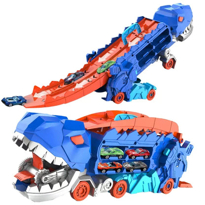 DinoRacer Playset - Transforming Dinosaur Racing Adventure