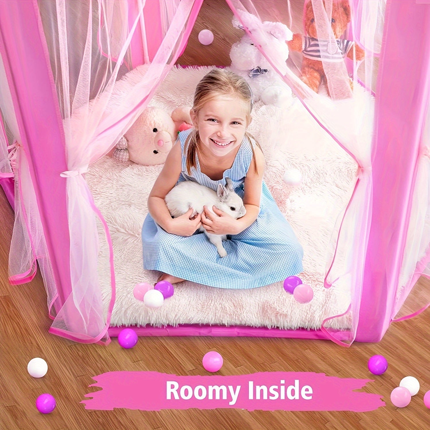 Dreamy Play Tent Castle - Magical Experience for Children with Lights
